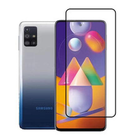 Lexroo Galaxy M51 Kenarları Kırılmaya Dayanıklı Cam Ekran Koruyucu