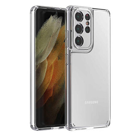 Galaxy S21 Ultra Uyumlu Zore Coss Kapak-Renksiz