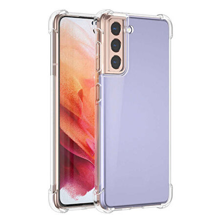 Galaxy S21 Plus Uyumlu Zore Nitro Anti Shock Silikon-Renksiz