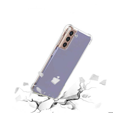 Galaxy S21 Plus Uyumlu Zore Nitro Anti Shock Silikon-Renksiz