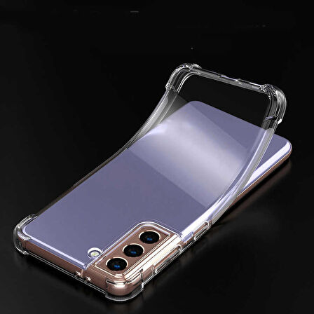 Galaxy S21 Plus Uyumlu Zore Nitro Anti Shock Silikon-Renksiz