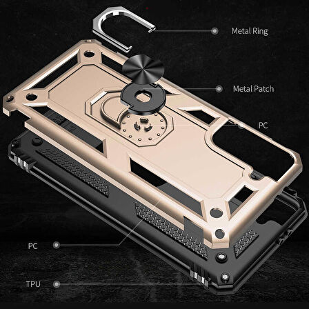 Galaxy S21 Uyumlu Zore Vega Kapak-Mavi