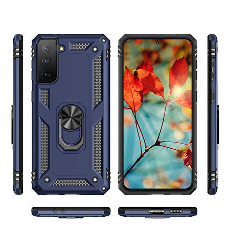 Galaxy S21 Plus Uyumlu Zore Vega Kapak-Gri