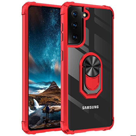 Galaxy S21 Uyumlu Zore Mola Kapak-Kırmızı