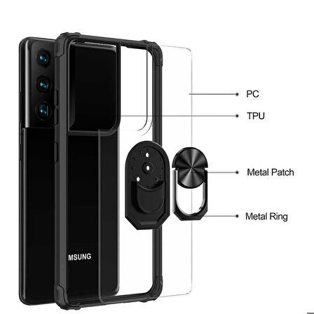 Galaxy S21 Ultra Uyumlu Zore Mola Kapak-Kırmızı