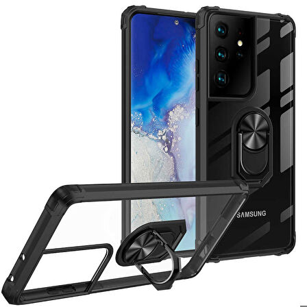 Galaxy S21 Ultra Uyumlu Zore Mola Kapak-Kırmızı