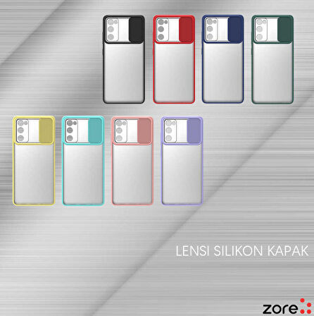 Galaxy S20 FE Uyumlu Zore Lensi Kapak-Sarı