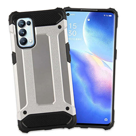 Oppo Reno 5 Pro 5G Kılıf Zore Crash Silikon Kapak