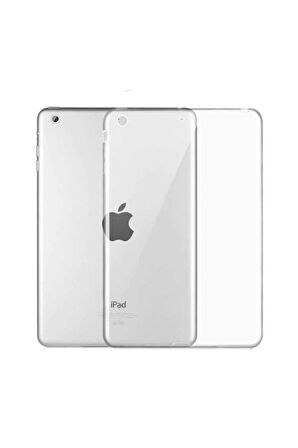 iPad 9.7 2018 (6.Nesil) - Uyumlu Tablet Süper Silikon Kapak-Renksiz