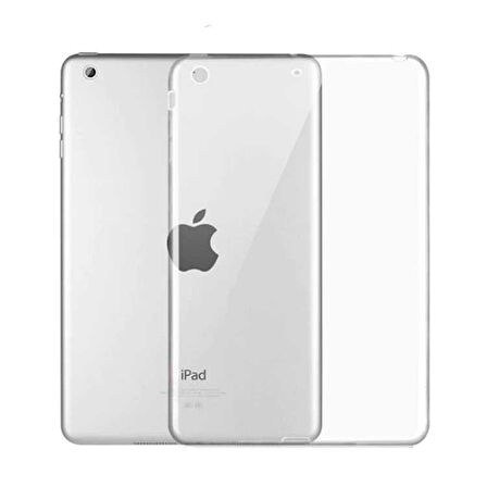 iPad 9.7 2018 (6.Nesil) - Uyumlu Uyumlu ​MKST Tablet Süper Silikon Kapak-Renksiz