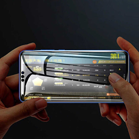 Huawei P20 Lite Uyumlu Zore New 5D Privacy Temperli Ekran Koruyucu