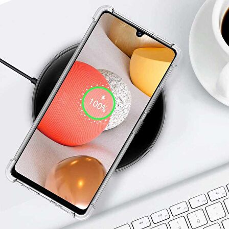 Galaxy M12 Uyumlu Zore Nitro Anti Shock Silikon-Renksiz