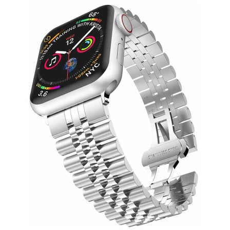 Watch 40mm Uyumlu KRD-36 Metal Zore Kordon-Gümüş