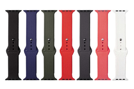 Watch Ultra 49mm Kordon KRD-37 Uyumlu Strap Kayış CLO- Kırmızı