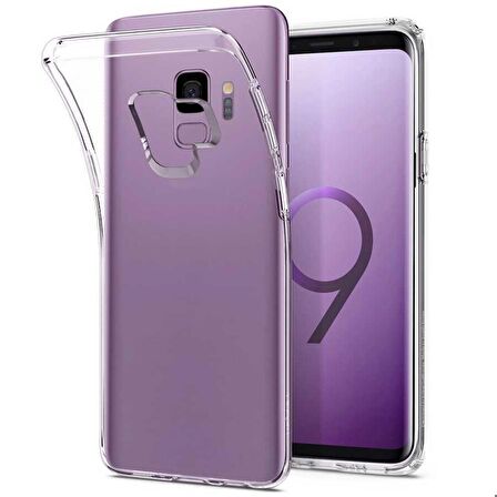 Galaxy S9 Uyumlu Zore Süper Silikon Kapak-Renksiz