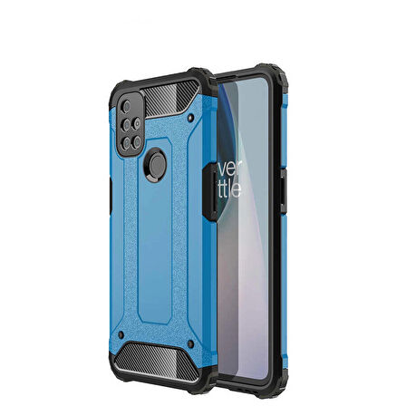 One Plus Nord N10 5G Kılıf Zore Crash Silikon Kapak