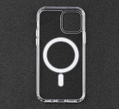 iPhone 11 Pro Uyumlu Zore Tacsafe Wireless Kapak-Renksiz