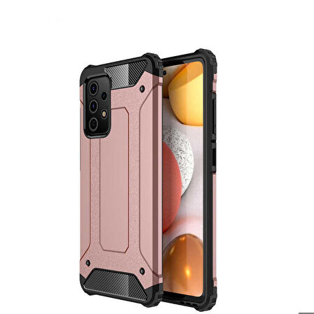 Galaxy A52 Uyumlu Zore Crash Silikon Kapak-Rose Gold