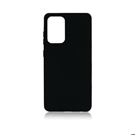 Galaxy A52 Uyumlu Zore Premier Silikon Kapak-Siyah