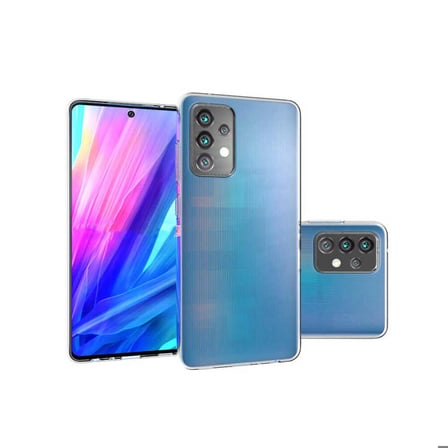 Galaxy A52 Uyumlu Zore Süper Silikon Kapak-Renksiz