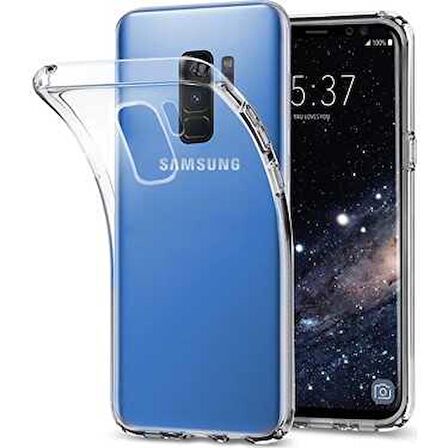 Galaxy S9 Plus Uyumlu Zore Süper Silikon Kapak-Renksiz