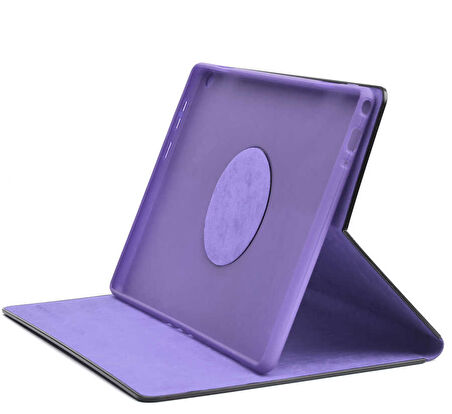 Galaxy Tab A7 10.4 T500 2020  Uyumlu ​İNC Fest Dönebilen Standlı Kılıf-Siyah