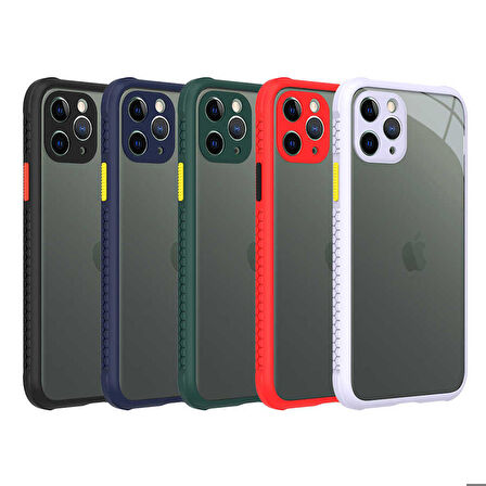 iPhone 11 Pro Uyumlu ​​Zore Kaff Kapak-Mor