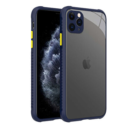 iPhone 11 Pro Max Uyumlu ​​ Kaff Kılıf-Lacivert