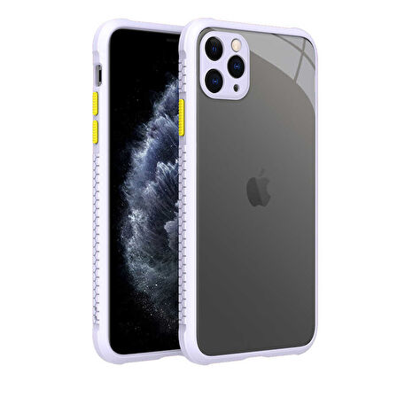 iPhone 11 Pro Max Uyumlu ​​ Kaff Kılıf-Mor