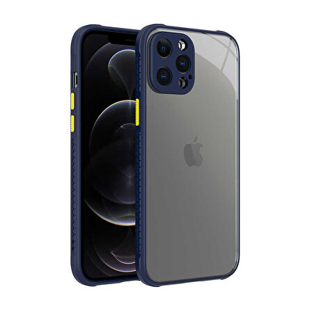 iPhone 12 Pro Max Uyumlu ​​ Kaff Kılıf-Lacivert