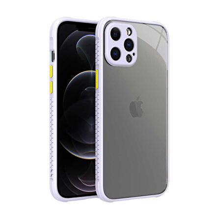 iPhone 12 Pro Max Uyumlu ​​ Kaff Kılıf-Mor