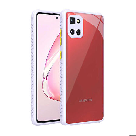 Galaxy A81 (Note 10 Lite) Uyumlu ​​Zore Kaff Kapak-Mor