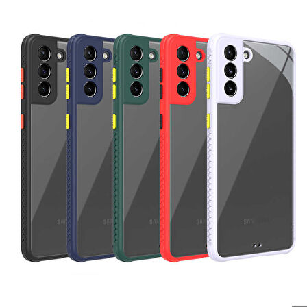Galaxy S21 Plus Uyumlu ​​Zore Kaff Kapak-Lacivert