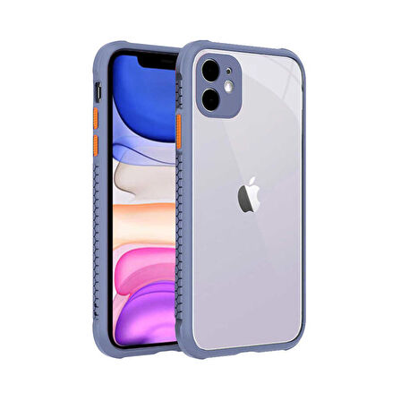 iPhone 11 Uyumlu ​​Zore Kaff Kapak-Koyu Mor