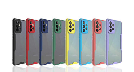 Galaxy A52 Uyumlu Zore Parfe Kapak-Koyu Yeşil