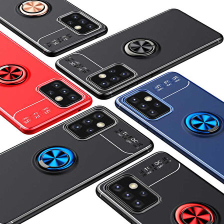 Galaxy A72 Uyumlu Zore Ravel Silikon Kapak-Siyah