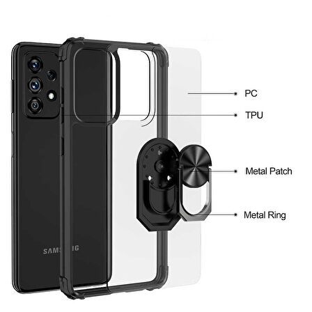 Galaxy A52 Uyumlu Zore Mola Kapak-Kırmızı