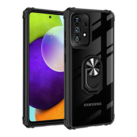 Galaxy A72 Uyumlu Zore Mola Kapak-Siyah