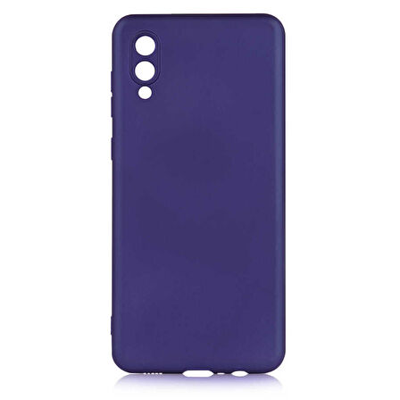 Galaxy A02 Uyumlu Zore Premier Silikon Kapak-Lacivert