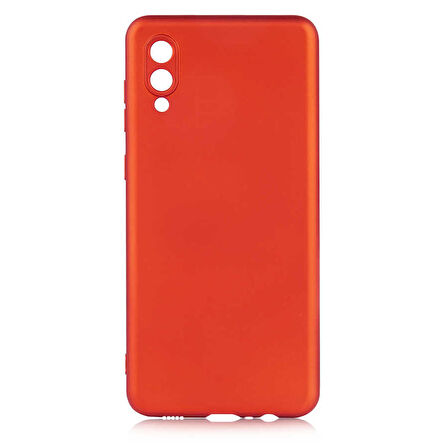 Galaxy A02 Uyumlu Zore Premier Silikon Kapak-Kırmızı