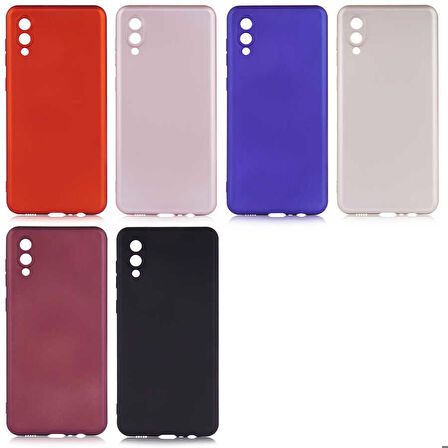 Galaxy A02 Uyumlu Zore Premier Silikon Kapak-Saks Mavi