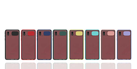 Galaxy A01 Core Uyumlu Zore Lensi Kapak-Koyu Yeşil