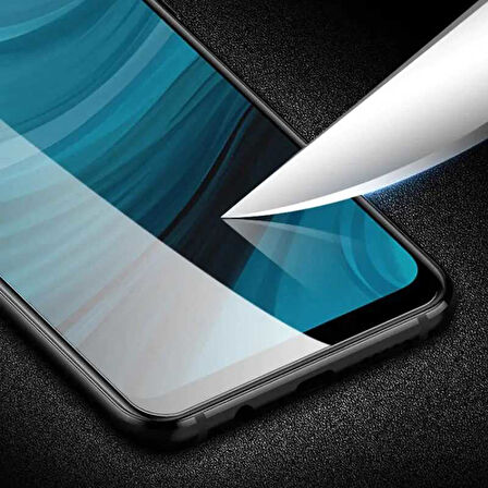 Galaxy A01 Core Uyumlu Zore Kenarları Kırılmaya Dayanıklı Cam Ekran Koruyucu