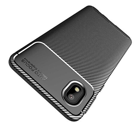Galaxy A01 Core Uyumlu Zore Negro Silikon Kapak-Kahverengi
