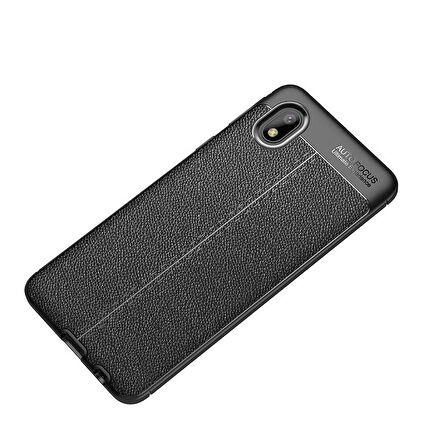 Galaxy A01 Core Uyumlu Zore Niss Silikon Kapak-Lacivert