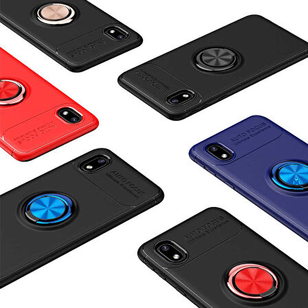 Galaxy A01 Core Uyumlu Zore Ravel Silikon Kapak-Siyah