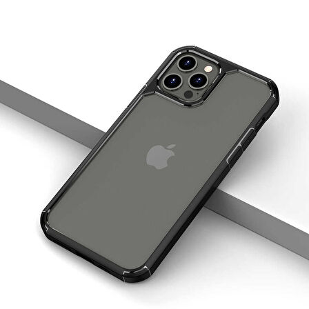 iPhone 12 Pro Max Uyumlu Zore Roll Kılıf-Siyah