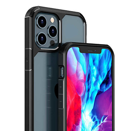 iPhone 12 Pro Max Uyumlu Zore Roll Kılıf-Siyah