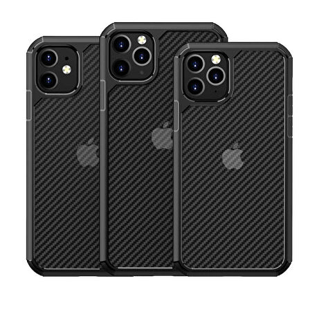 iPhone 11 Uyumlu Zore İnoks Kapak-Siyah