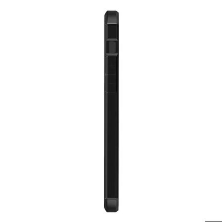 iPhone 12 Pro Max Uyumlu Zore İnoks Kapak-Siyah